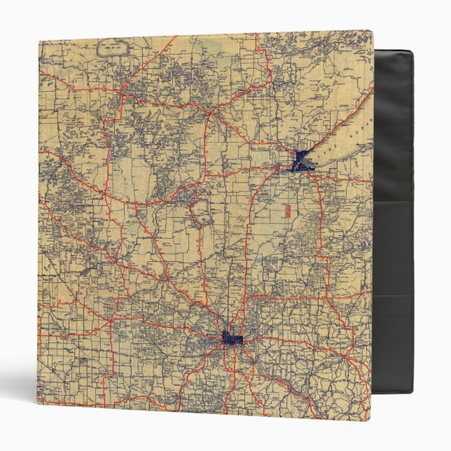 Minnesota standard map binder (Front/Inside)