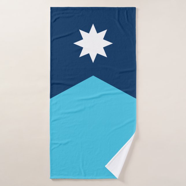 Minnesota State Flag Bath Towel (Bath Towel)