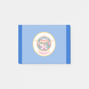 Minnesota State Flag Design Post-it Notes
