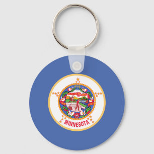 Minnesota State Flag Keychain