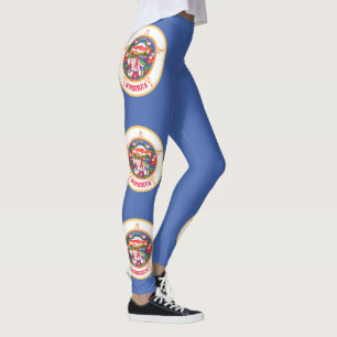 Minnesota State Flag Leggings