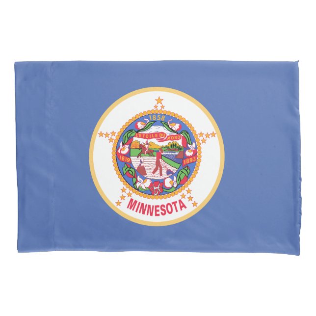 Minnesota State Flag Pillowcase (Front)