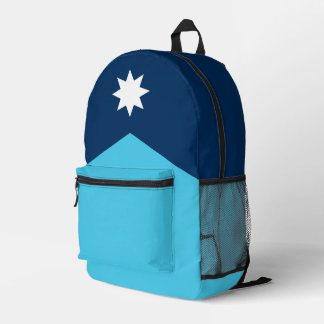 Minnesota State Flag Printed Backpack