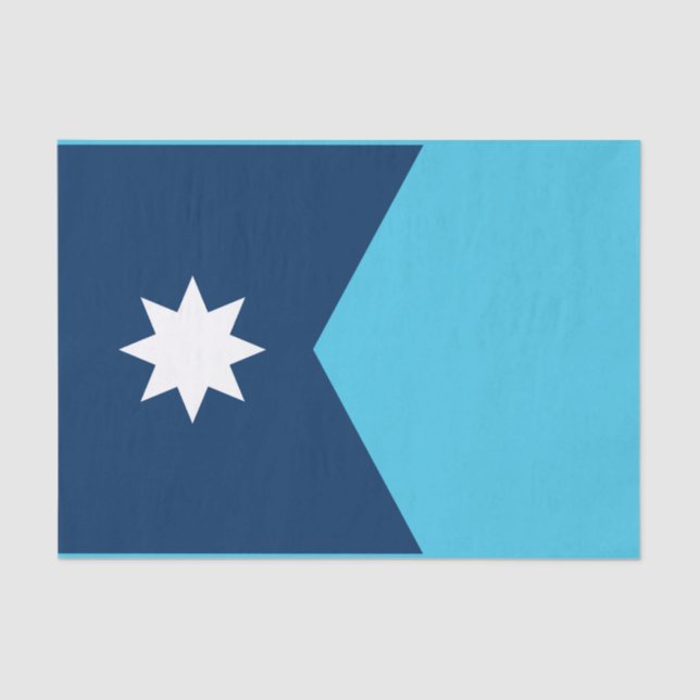 Minnesota State Flag Tissue Paper (Front)