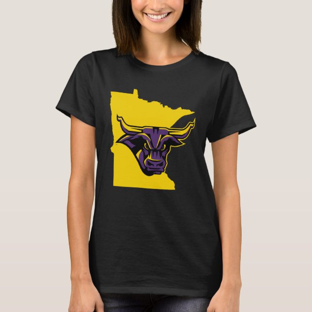Minnesota State Mankato Mavericks State Shape T-Shirt (Front)