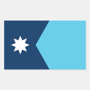 Minnesota state new flag symbol USA America Sticker