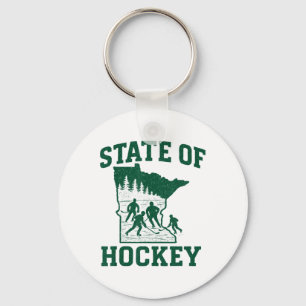 Minnesota - State Of Hockey _1  Keychain