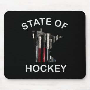 Minnesota State Of Hockey Shirt - State Of Hockey  Mouse Pad