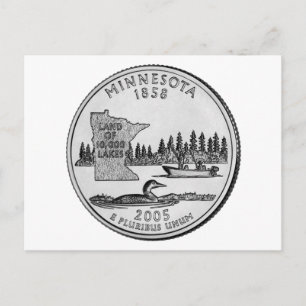 Minnesota State Quarter Postcard