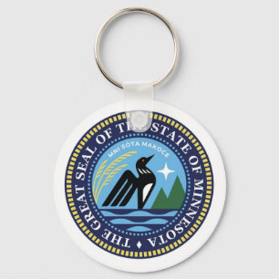 Minnesota State Seal 2024 Keychain