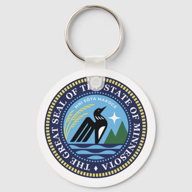 Minnesota State Seal 2024 Keychain (Front)