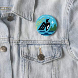 Minnesota State Seal 2 Inch Round Button