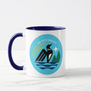 Minnesota State Seal and Bird Mug