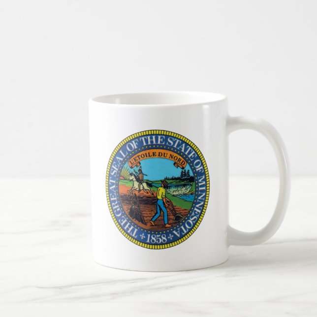 Minnesota State Seal Coffee Mug (Right)
