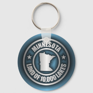 "Minnesota Steel 2" Keychains