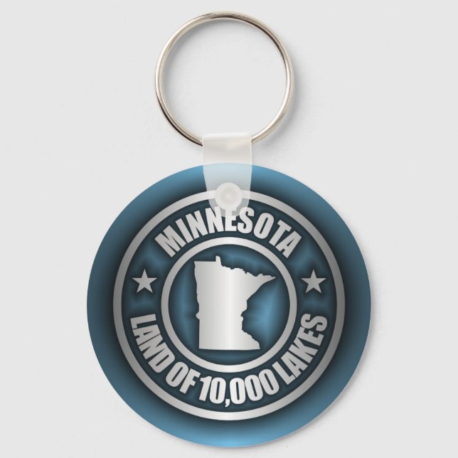 "Minnesota Steel 2" Keychains (Front)