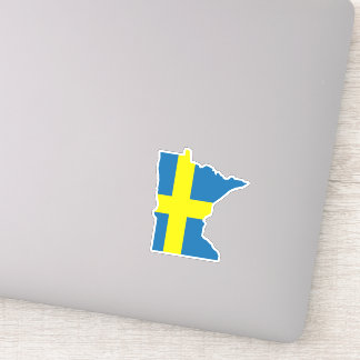 Minnesota Swedish Flag Sticker