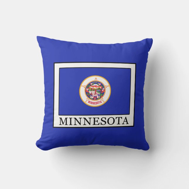 Minnesota Throw Pillow (Front)