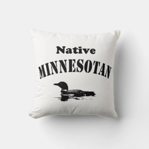 Minnesota Throw Pillow - Customized