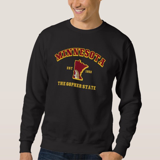 Minnesota Throwback  Classic Sweatshirt (Front)