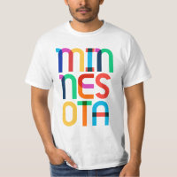 Minnesota Vintage Retro Pop Art Type 80s