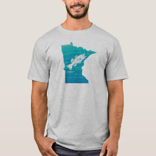 Minnesota Wave Fishing T-Shirt
