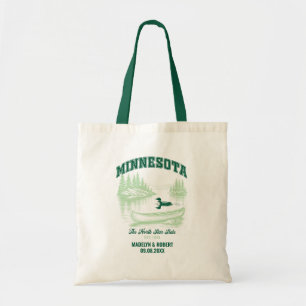 Minnesota Wedding Welcome Bag, State Love Tote Bag