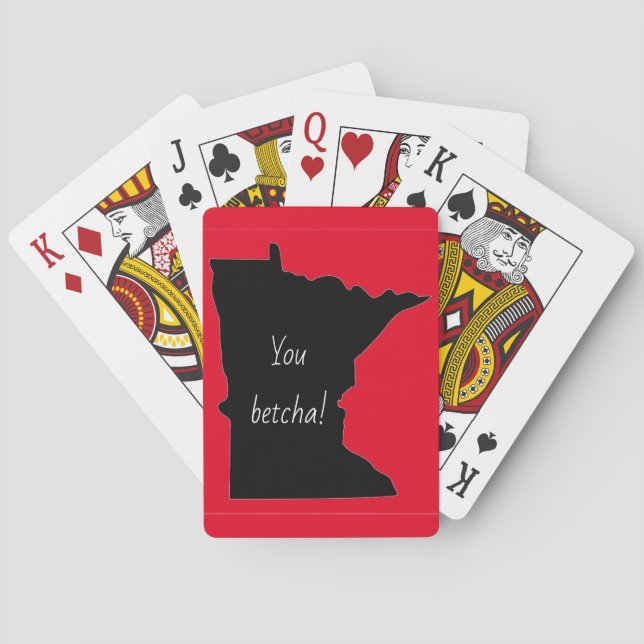 Minnesota You Betcha Playing Cards (Back)