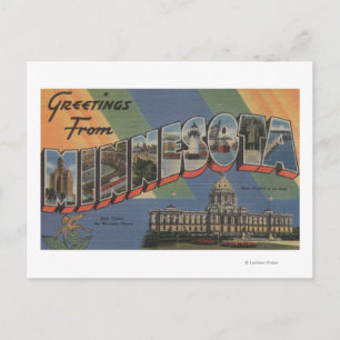 MinnesotaLarge Letter ScenesMinnesota Postcard