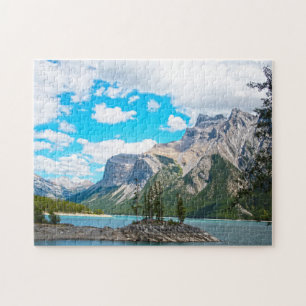 Minnewanka lake Canada. Jigsaw Puzzle