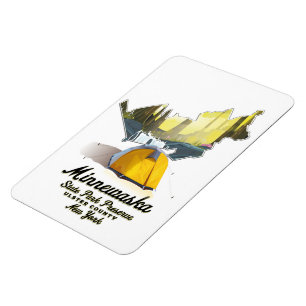 Minnewaska State Park New York Travel poster. Magnet