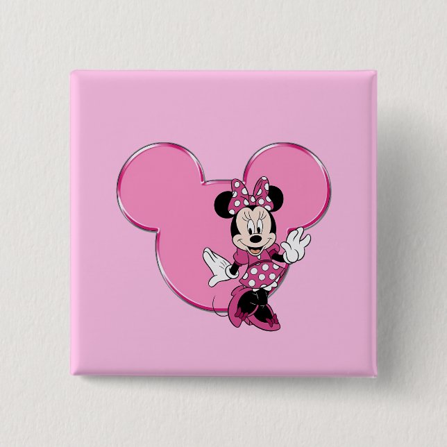 Minni 2 Inch Square Button (Front)