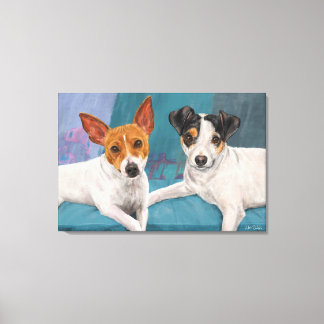 Minnie and Daisy Canvas Print