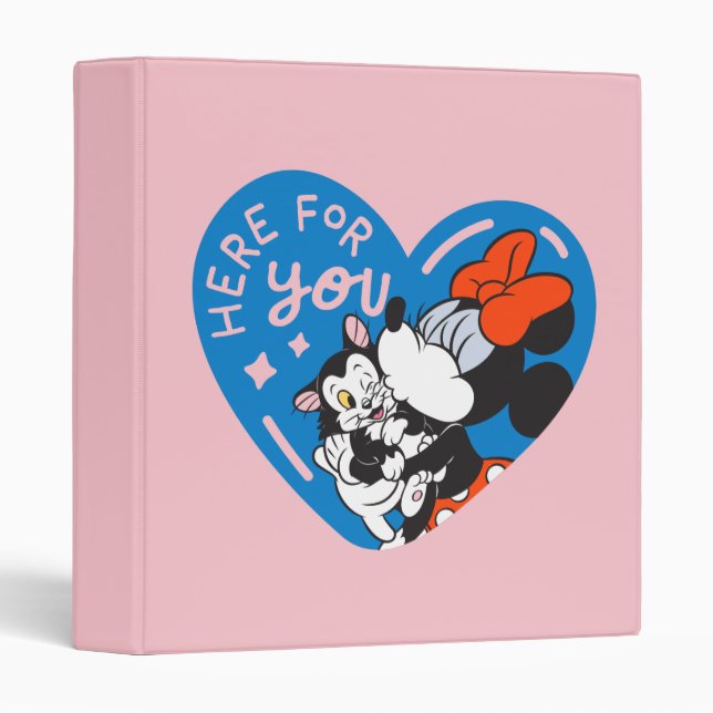 Minnie and Figaro Here For You Binder (Front/Spine)