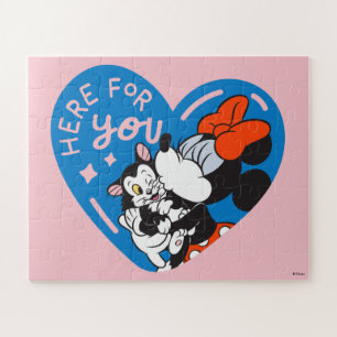 Minnie and Figaro Here For You Jigsaw Puzzle