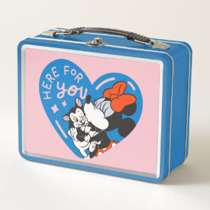 Minnie and Figaro Here For You Metal Lunch Box