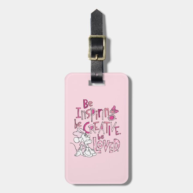 Minnie | Be Inspiring Luggage Tag (Front Vertical)