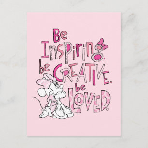 Minnie   Be Inspiring Postcard