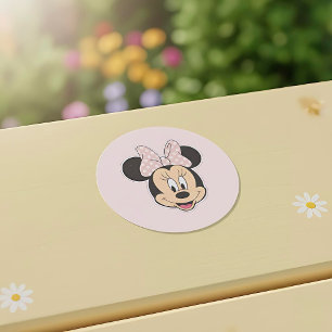 Minnie Classic Round Sticker