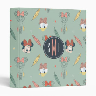 Minnie & Daisy Monogram Dream Catcher Pattern Binder