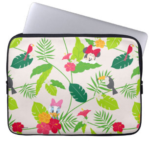 Minnie & Daisy   Tropical Pattern Laptop Sleeve