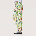 Minnie & Daisy | Tropical Pattern Leggings<br><div class="desc">Disney Fast Fashion - Minnie poses with Daisy in the tropics along with their feathered friends.</div>