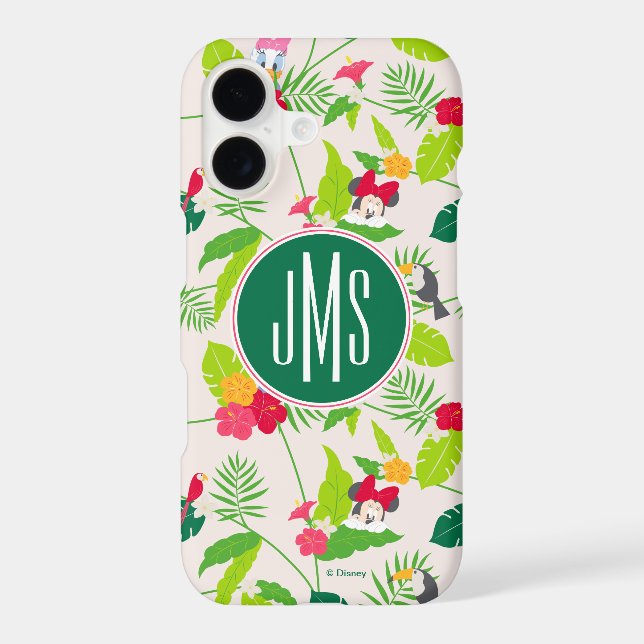 Minnie & Daisy | Tropical Pattern Monogram (Back)