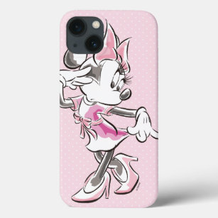 Minnie   Elegant Pose Watercolor iPhone 13 Case