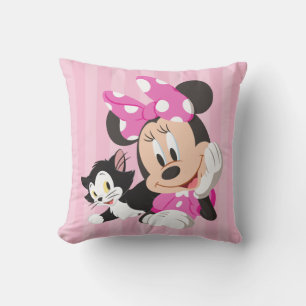 Minnie   Girls can do Anything Throw Pillow