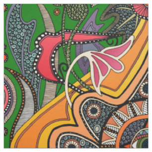 MINNIE green Fabric
