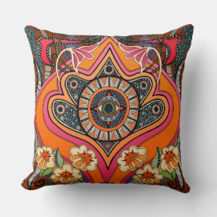 MINNIE henna Throw Pillow