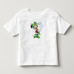Minnie Holding Snowflake Toddler T-shirt