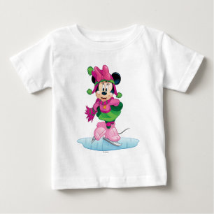 Minnie Ice Skating Baby T-Shirt