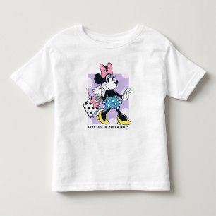 Minnie Live Life in Polka Dots Toddler T-shirt